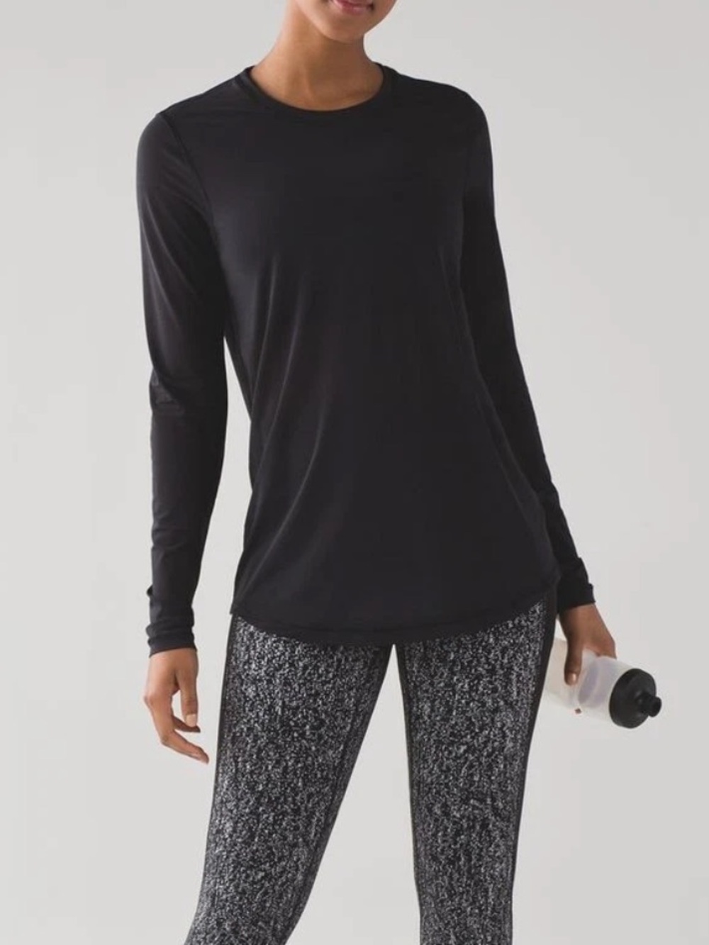 Lululemon Black Long-Sleeve Performance Top
